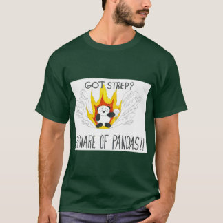 PANDAS-Aufklärungsdesign in Grün T-Shirt
