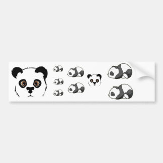 Pandas Autoaufkleber