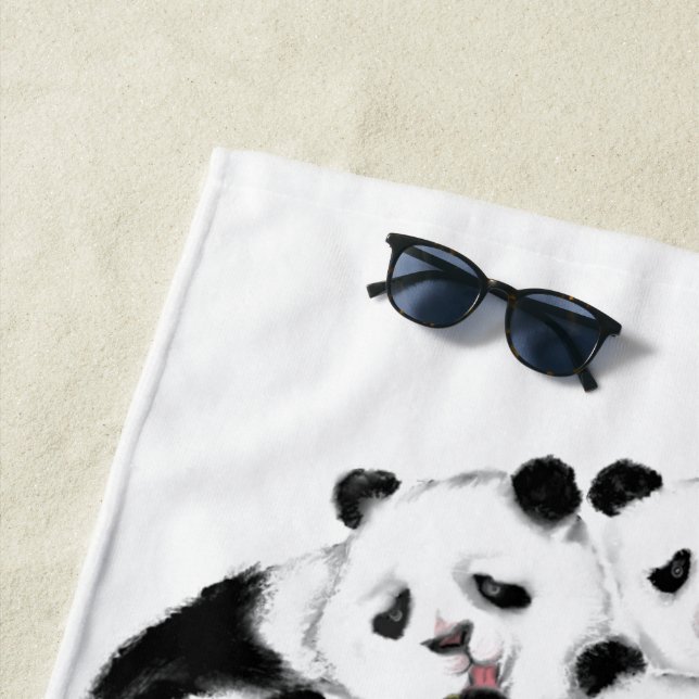 Pandas Beach Handtuch (Beispiel)