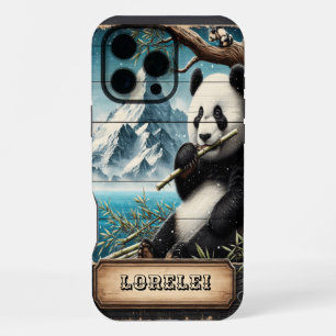 Pandas Bergblick: Bambusruhe iPhone 16 Pro Max Hülle