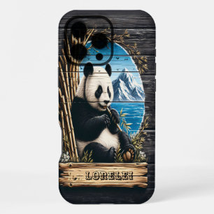 Pandas Berghütte: Bamboo-Vergangenheit iPhone 16 Pro Max Hülle