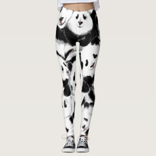 Pandas - Big Hugs - Zeichnend Leggings