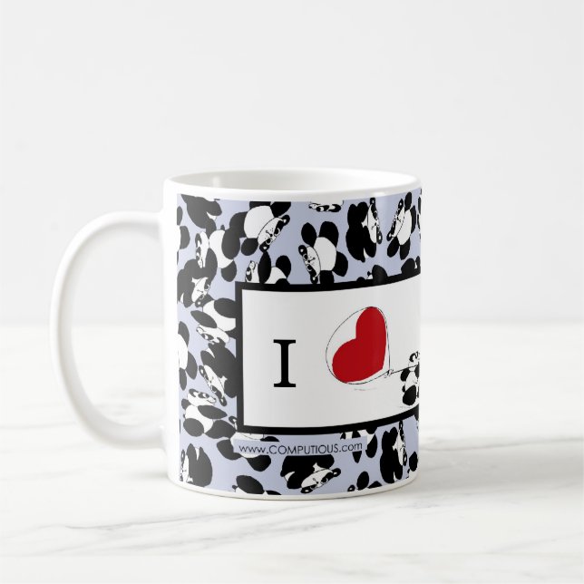 Pandas der Liebe I Tasse (Links)