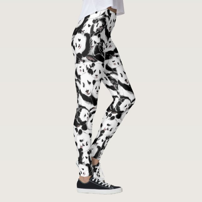 Pandas Family Leggings Hugs - Spaß (Rechts)