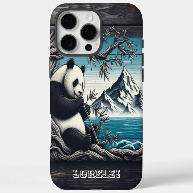 Panda's Forest Haven: Bambusfest Case-Mate iPhone Hülle (Rückseite)
