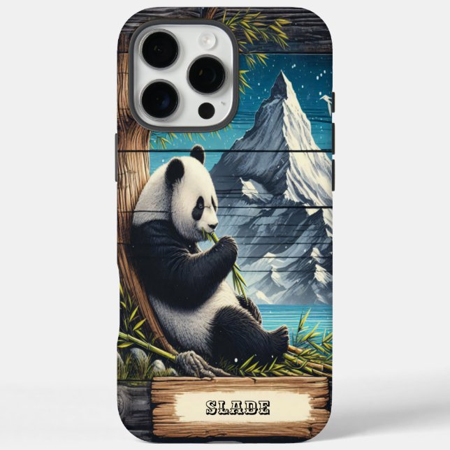 Panda's Forest Hideaway: Bamboo Meal Case-Mate iPhone Hülle (Rückseite)