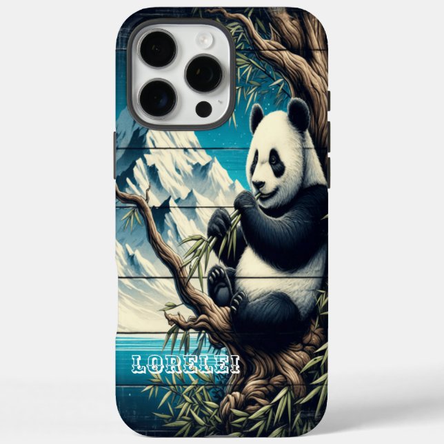 Panda's Forest Hideaway: Bambus Delight Case-Mate iPhone Hülle (Rückseite)