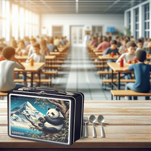 Panda's Forest Hideaway: Bambus Delight Metall Brotdose (Von Creator hochgeladen)