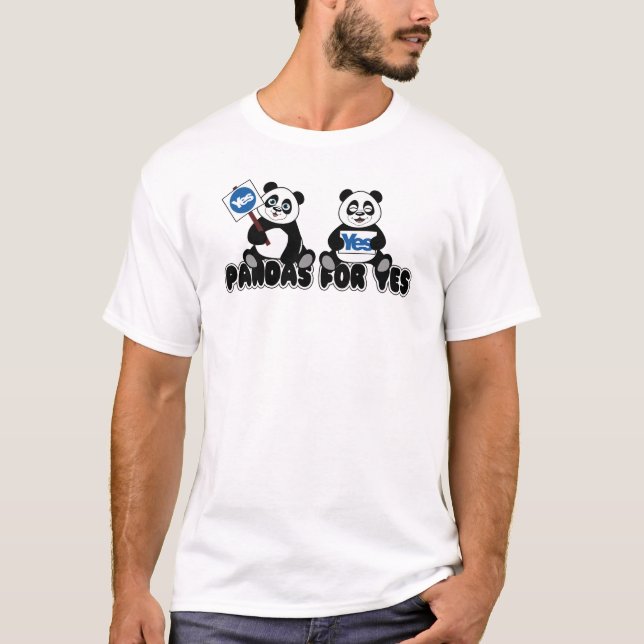 Pandas für ja-T - Shirt (Vorderseite)