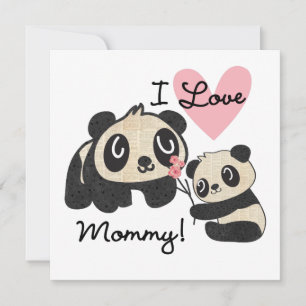 Pandas I Liebe Mommy