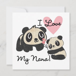 Pandas I Liebe My Nana