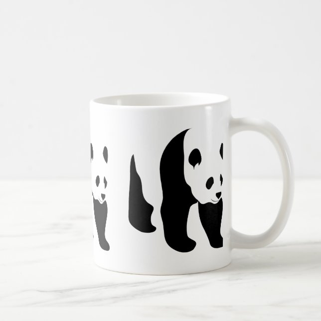 Pandas!! Kaffeetasse (Rechts)