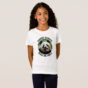 Pandas lassen mich immer lächeln T-Shirt