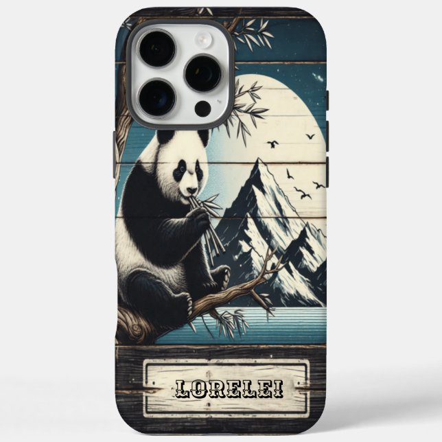 Panda's Mountain Sanctuary: Bamboo ReVergangenheit Case-Mate iPhone Hülle (Rückseite)