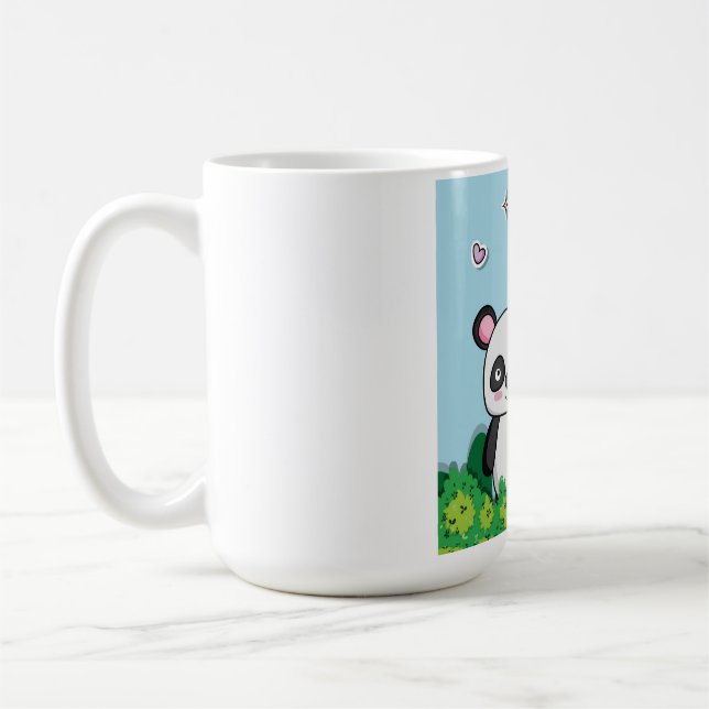 Pandas-Paar Kaffeetasse (Links)