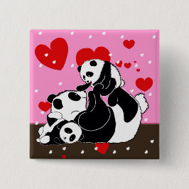 Pandas "Panda Bären" "Panda bear baby" "kawaii pan Button