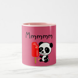 Pandas "Panda Bären" "Panda bear baby" "kawaii pan Zweifarbige Tasse