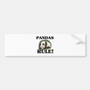 PANDAS Regel! Autoaufkleber