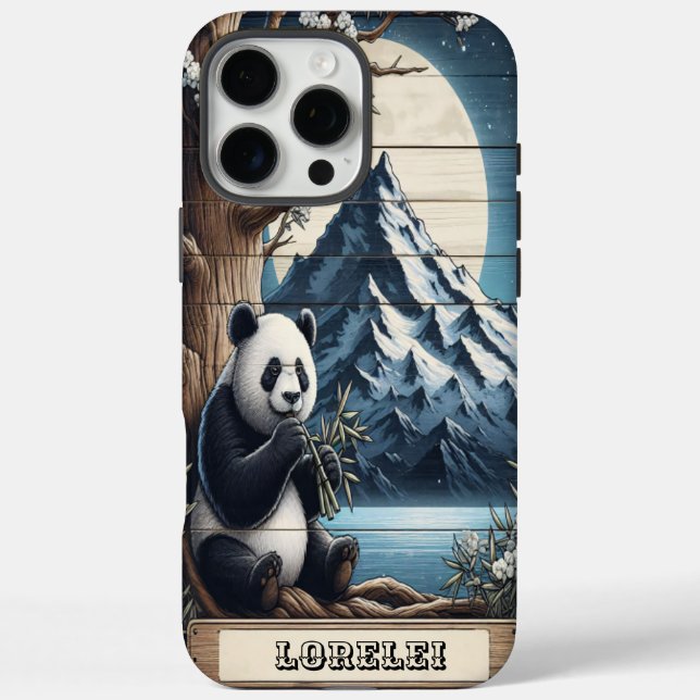 Pandas ruhiger Koch: Bambusfreude Case-Mate iPhone Hülle (Rückseite)