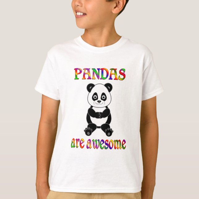 Pandas sind fantastisch T-Shirt (Vorderseite)