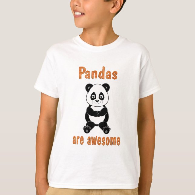 Pandas sind fantastisch T-Shirt (Vorderseite)