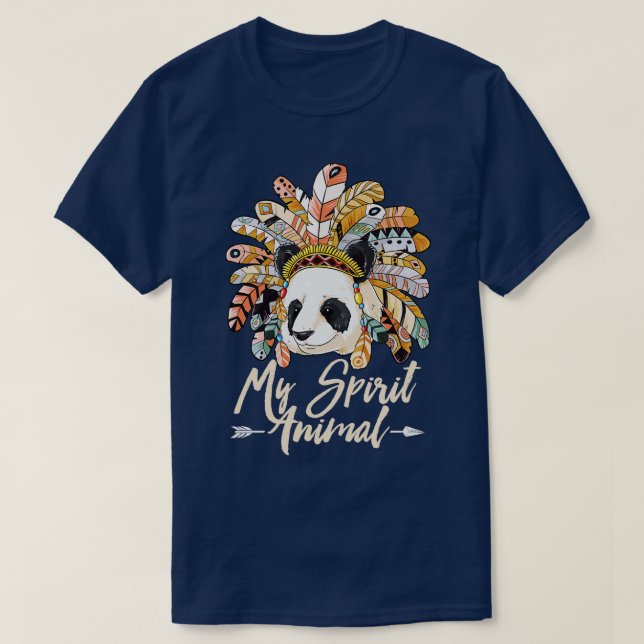 Pandas sind mein Geist Tierfreude Panda Bärengesch T-Shirt (Design vorne)