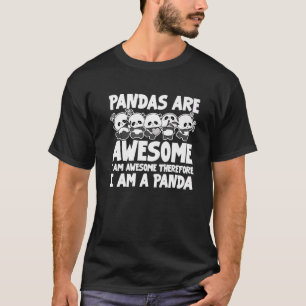 Pandas sind Phantastisch, ich bin Phantastisch, al T-Shirt