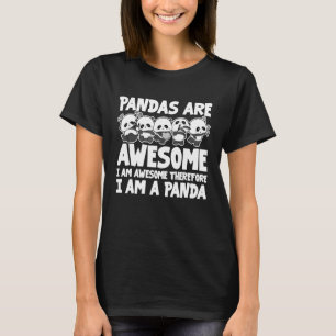 Pandas sind Phantastisch, ich bin Phantastisch, al T-Shirt