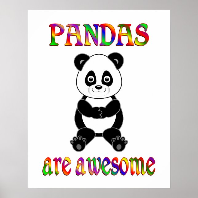 Pandas sind Phantastisch Poster (Vorne)