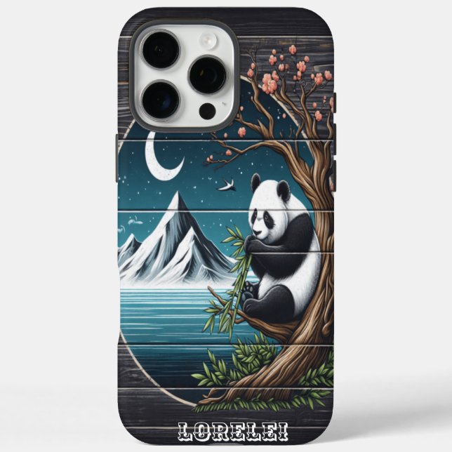 Pandas Treetop-Heiligtum: Bamboo-Gelassenheit Case-Mate iPhone Hülle (Rückseite)
