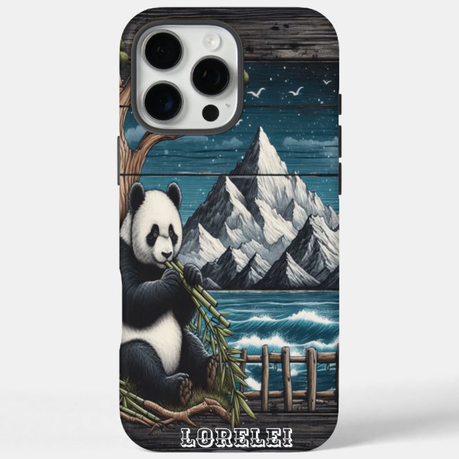 Panda's Treetop Hideaway: Bamboo Indulgence Case-Mate iPhone Hülle (Rückseite)