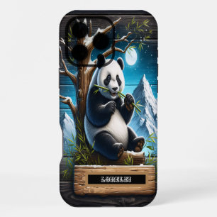 Pandas Versteckter Ort: Bambus-Bissen iPhone 16 Pro Max Hülle