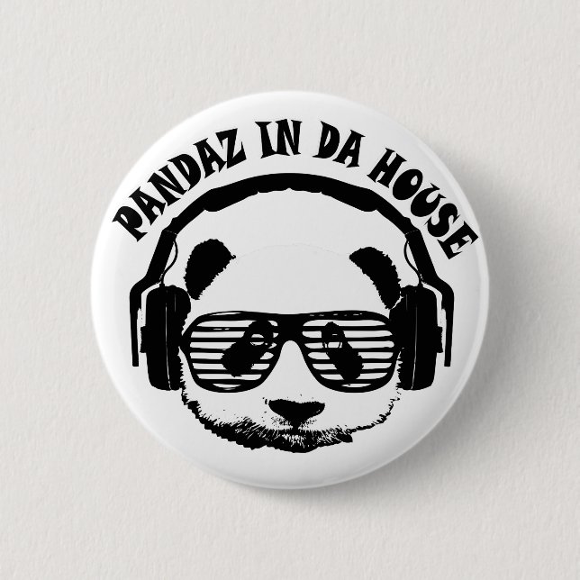 Pandaz in DA-Haus Button (Vorderseite)