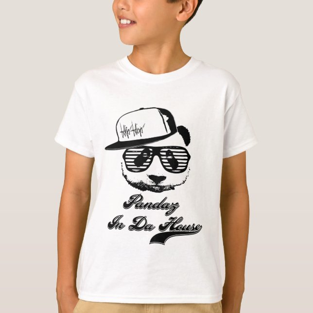 Pandaz in DA-Haus. Gettopanda T-Shirt (Vorderseite)
