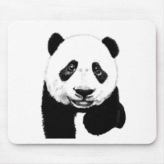 Pandazeichnen Mousepad (Vorne)