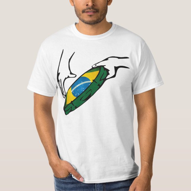 Pandeiro Brasiliens T-Shirt (Vorderseite)