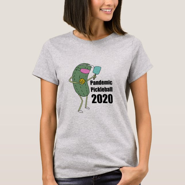 Pandemic Pickleball 2020 T Shirt von Deb Jeffrey (Vorderseite)