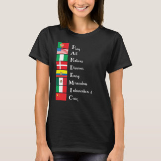 Pandemie_2020 Italien Schwarz T-Shirt