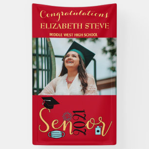 Pandemie Abschluss Senior 2021 Door Banner
