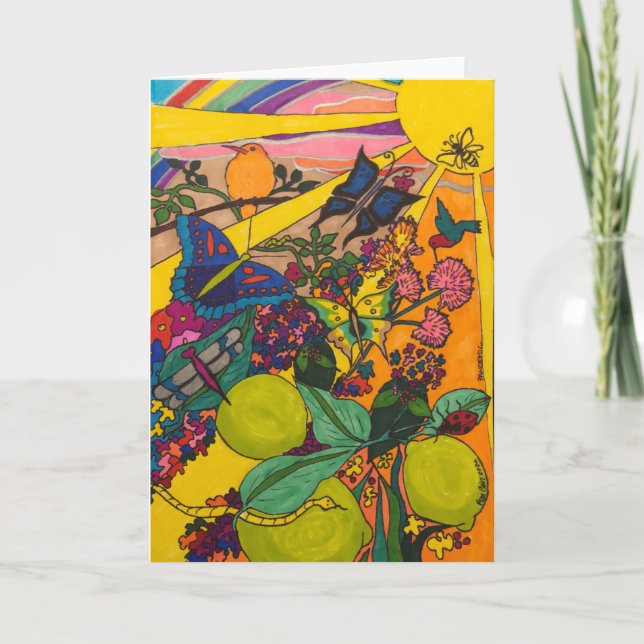 Pandemiegarten - Faltkarte 7 X 5 (Vorderseite)