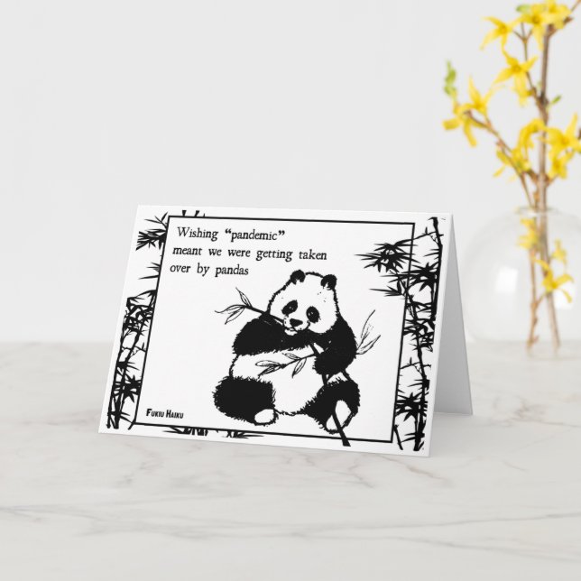 Pandemiekarte Karte (Gelbe Blume)