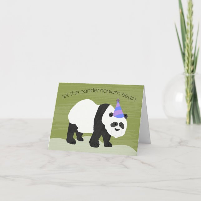 Pandemonium Geburtstag Karte (Vorderseite)