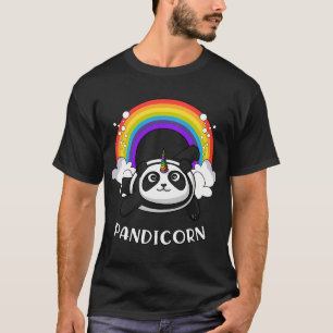 Pandicorn Panda Bär Einhorn T-Shirt