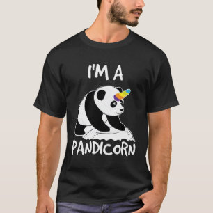 Pandicorn Panda Unicorn Funny Rainbow Panda Gesche T-Shirt