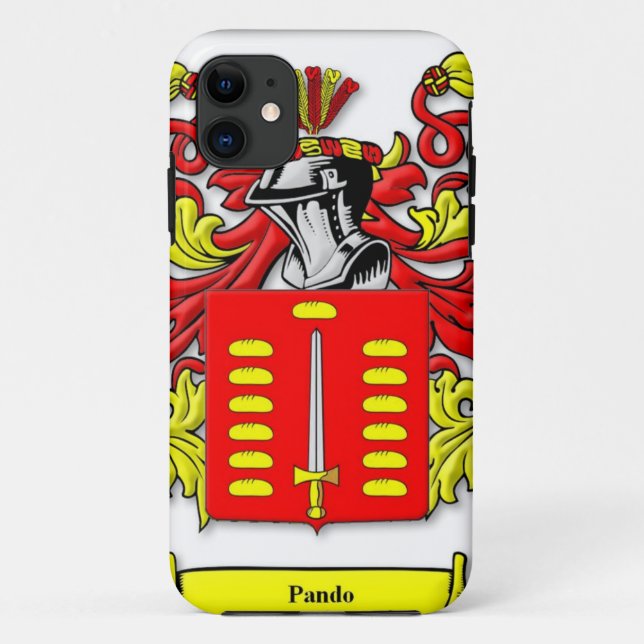 Pando Wappen Case-Mate iPhone Hülle (Rückseite)