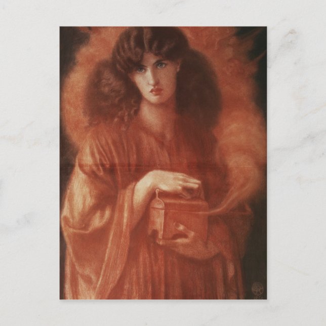 Pandora, 1869 postkarte (Vorderseite)