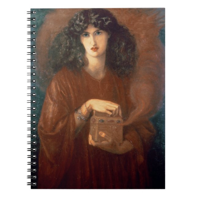 Pandora, 1871 (Öl auf Leinwand) Notizblock (Vorderseite)