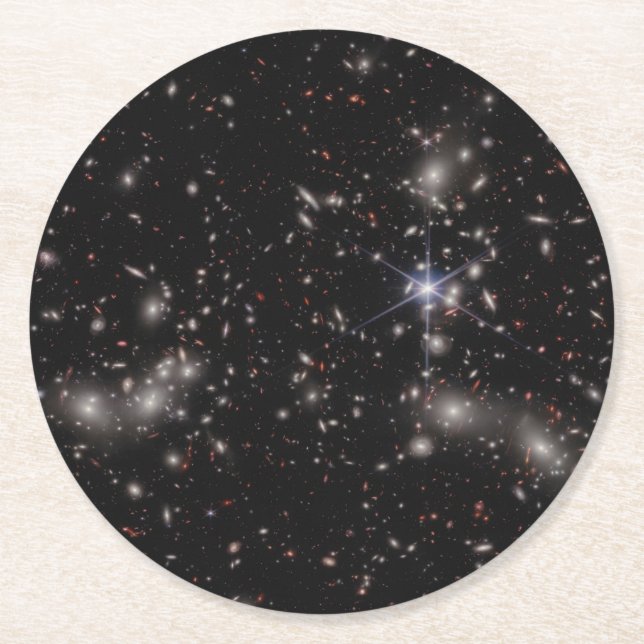 Pandora-Cluster Runder Pappuntersetzer (Vorderseite)