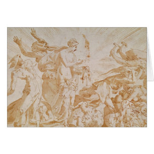 Pandora, die den Kasten öffnet