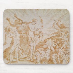 Pandora, die den Kasten öffnet Mousepad